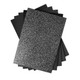 A pack of 50 black opulent cardstock sheets