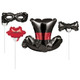Top Hat Self Inflating Balloon Photo Booth Props (4)