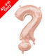 16 inch Rose Gold Question Mark Foil Balloon (1)