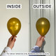 5" Metallic Gold Tuftex Latex Balloons (50)