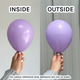11" Blueberry Macaron Anagram Latex Balloons (50)