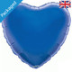 18" Blue Heart Foil Balloon (1)