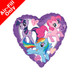 9 inch My Little Pony Heart Foil Balloon (1) - UNPACKAGED