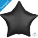 18" Onyx Satin Luxe Star Foil Balloon (1)