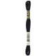 An 8m Black Mouline Stranded Cotton Thread.