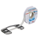 A reel of Colop E-Mark Water-Resitant White Cotton Ribbon, measuring approx. 15mm x 25m.