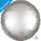 18" Platinum Satin Round Foil Balloon (1)