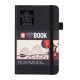 A Black Hardback 9cm x 14cm Sakura Sketchbook.