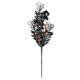 A Black & Orange Spooky Spider Skull Pick, measuring 45cm.