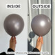 5" Satin Greige Sempertex Latex Balloons (100)