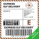 Express Elf Delivery Printable Design - neutrals