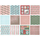 A 6" x 6" Santa Paws Paper Pad, manufactured by Crafter's Companion.