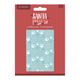 A 4" x 6" Santa Paws Snowflakes and Paws 2D Embossing Folder, manufactured by Crafter's Companion.