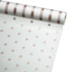 A Roll of Rose Gold Spot Frosted Film, measuring approx. 80cm x 80m.