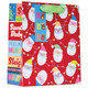 A Neon Santa Medium Gift Bag.