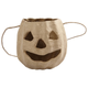 A Halloween Pumpkin Kraft Basket.