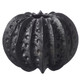A 13.5cm Black Harvest Gourd Vase, manufactured by Oasis Floral.