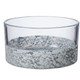 An 8cm Grey Dappled Votive Bowl, manufactured by Oasis Floral.