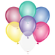 A pack of 50 5" Crystal Assorted Latex Balloons, manufactured by Kalisan. A pack of 50 5" Crystal Assorted Latex Balloons, manufactured by Kalisan.