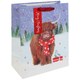 A Highland Cow Christmas Large Gift Bag.