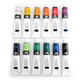 A set of 12 Royal & Langnickel Acrylic Paints, with 21ml tubes.