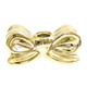 A 12cm Gold Bow Candle Holder, manufactured by Rico Design.