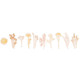 A Pack of 200 Dried Flowers Washi Stickers, manufactured by Rico Design.