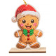 A Gingerbread Man Crystal Art Hanging Buddy Kit. A Gingerbread Man Crystal Art Hanging Buddy Kit.