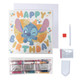 A Lilo & Stitch Birthday Crystal Art Card Kit.