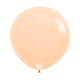 A bag of 3 24" Pastel Matte Nude Latex Balloons, manufactured by Sempertex Europe.