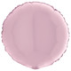 18" Pastel Pink Round Foil Balloon (1) - UNPACKAGED