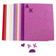 Purple & Pink Foam Sheets Pack - 25cm x 14cm (12)