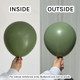 12" Retro Eucalyptus Kalisan K-Link Latex Balloons (50)