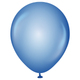 A pack of 100 12" Crystal Blue Latex Balloons, manufactured by Kalisan.