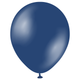 A pack of 50 11" Metallic Midnight Blue Latex Balloons, manufactured by Kalisan.