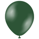 A pack of 50 11" Metallic Emerald Green Latex Balloons, manufactured by Kalisan.
