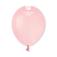 A bag of 50 5" Marshmallow Powder Pink Latex Balloons, manufactured by Gemar.