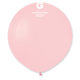 A bag of 25 19" Marshmallow Powder Pink Latex Balloons, manufactured by Gemar.