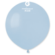 A bag of 25 19" Marshmallow Powder Blue Latex Balloons, manufactured by Gemar.