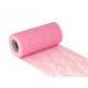 A Roll of Pink Lace Netting, measuring approx. 15cm x 10m.