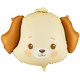 A 25 inch Dog Head Foil Balloon, manufactured by PartyDeco.