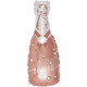 A 32 inch rose gold cheers fizz bottle foil balloon, manufactured by Unique.