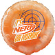 An 18 inch It's Nerf or Nothin' Foil Balloon, manufactured by Unique.