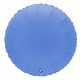 An Unpackaged 18 inch Soft Matte Lotus Blue Round Foil Balloon, manufactured by Grabo.