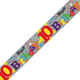 A Happy 10th Birthday Holographic Foil Banner.
