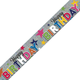 A Happy Birthday Holographic Foil Banner.