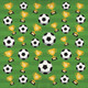 A pack of 16 Football Party Napkins.