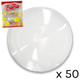 A pack of 50 12 Clear BoBo Bubble Balloons.