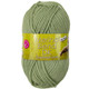 A 50g ball of Merino Blend DK Sage Wool, manufactured by King Cole.