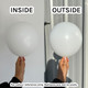 3ft Fashion White Sempertex Latex Balloons (2)